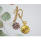 Novelika Beautiful Gold Color Horse Design Brass Pocket Watch for Gift and Home Decor (1880045) 