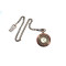 Novelika Beautiful Brown Color Flower Design Analog Brass Pocket Watch for Gift and  Home Decor ( 1880046 )
