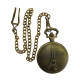Novelika Beautiful Olive Color Paris Tower Design Analog Brass Pocket Watch for Gift and  Home Decor ( 1880048 )