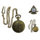 Novelika Beautiful Olive Color Paris Tower Design Analog Brass Pocket Watch for Gift and  Home Decor ( 1880048 )
