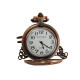 Novelika Beautiful Brown Color Horse Design Analog Brass Pocket Watch for Gift and Home Decor ( 1880050 )