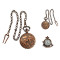 Novelika Beautiful Brown Color Horse Design Analog Brass Pocket Watch for Gift and Home Decor ( 1880050 )