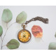 Novelika Beautiful Gold Color Open Dial Brass Pocket Watch for Gift and Home Decor (1880051) 