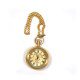 Novelika Beautiful Gold Color Open Dial Brass Pocket Watch for Gift and Home Decor (1880056) 