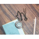 Novelika Beautiful Brown Color  Flower Design Analog Brass Pocket Watch For  Gift And Home  Home Decor ( 1880066)