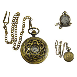 Novelika Beautiful Olive Color Flower Design Analog Brass Pocket Watch for Gift and Home Decor ( 1880067 ) Novelika Beautiful Olive Color Flower Design Analog Brass Pocket Watch for Gift and Home Decor ( 1880067 )