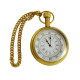 Novelika Beautiful Gold Color  Open Dial Brass Pocket Watch for Gift and Home Decor (1880081) 
