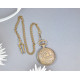 Novelika Beautiful Design Steam Engine Analog Brass Pocket Watch for Gift and Decor (1880082)