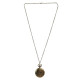 Novelika The Greatest Dad Antique Analog Locket Pocket Watch Long Chain Roman Numbers for Women Men Vintage Style Round Dial Quartz Cover Bronze with Wooden Box