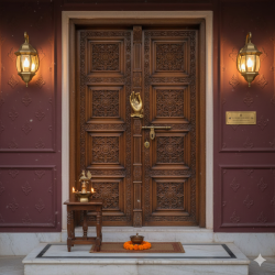 100% Pure Brass Buddha Hand Door Handles - For Door, Drawer, Dressers, Cupboard Upscale