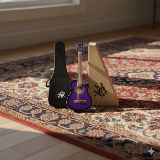 Novelika Acoustic Guitar JNR-100C EQT 39 – Electro Acoustic 39-Inch Guitar