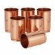 Novelika Pure Copper Glass Plain Glass with Luxury Design, Drinking Serving Water, Yoga Ayurveda, Volume-300 ml - Set of 6 Novelika Pure Copper Glass Plain Glass with Luxury Design, Drinking Serving Water, Yoga Ayurveda, Volume-300 ml - Set of 6