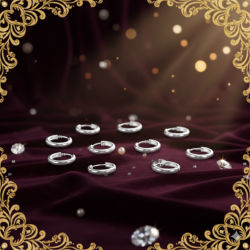 Black Color Hoop Mini Earrings Baali set For Girls & Women's - 4 Pairs