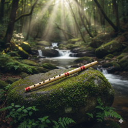 Novelika Straight Indian Flute Bamboo Bansuri Musical Instrument Novelika Straight Indian Flute Bamboo Bansuri Musical Instrument