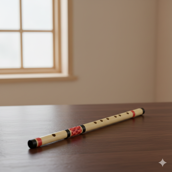 Novelika Flute, C Natural medium, BUDGET Bansuri, RIGHT HAND,19 inches (NOV1003)