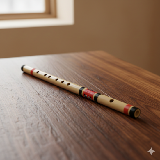Novelika Flute, C Natural medium, BUDGET Bansuri, RIGHT HAND,19 inches (NOV1003)