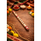 Novelika 14 Inch Authentic Indian Wooden Bamboo Flute in 'B' tune ( PR756FL006 )
