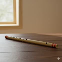 Novelika Handmade Bansuri Bamboo Flute - G Scale Musical Instruments Professional Flute