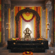 NOVELIKA- Brass Ganesh Idol Statue Elephant Vinayak Ganpati (Pack of 1)