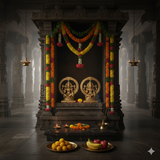 NOVELIKA 100% Brass Ganesh Lakshmi Bhagwan Idol Sitting Statue for Home Office -Puja (Pack of 1)