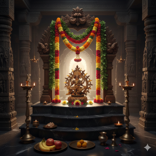 Lord Ganesha Sitting on Mooshak Statue for Home and Office Decor