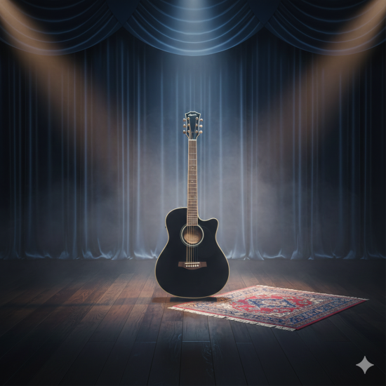Novelika Acoustic Guitar JNR-600C EQT 40 – Premium 40-Inch Electro Acoustic Guitar