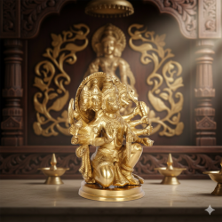 Lord Hanuman Panchmukhi Idol Statue for Home and Office Decor Lord Hanuman Panchmukhi Idol Statue for Home and Office Decor