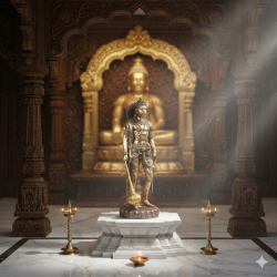 Lord Hanuman Standing Statue for Home and Office Decor Lord Hanuman Standing Statue for Home and Office Decor