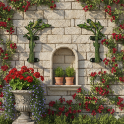 Novelika Brass Door Handle Sitting Parrot Door Handle Vintage Style Pull Door Handleset - DOH009