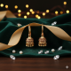 Novelika Latest Stylish Golden Tone Traditional Jhumka Earring set for Women Girls - 77ER3001