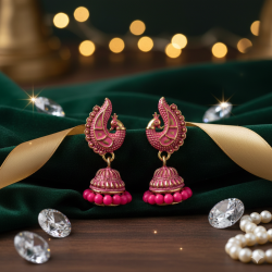 Novelika Latest Stylish Golden Tone Traditional Dangle Earring set for Women Girls - ER11006