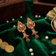 Novelika Latest Stylish Golden Tone Traditional Chandelier Earring set for Women Girls - ER11022