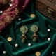 Novelika Latest Stylish Golden Tone Traditional Chandelier Earring set for Women Girls - ER11024