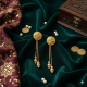 Novelika Latest Stylish Golden Tone Traditional Chandelier Earring set for Women Girls - ER1037