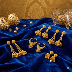 Gold Plated Jhumki Earring - Perfect For Daily Use, Weddings & Festive Occasions - 1 Pare