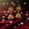 Novelika Latest Stylish Golden Tone Traditional Jhumka Earring set for Women Girls - ER6013