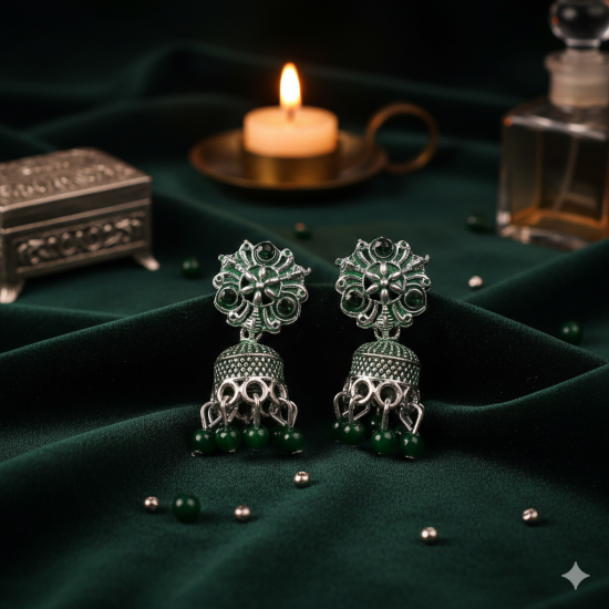 Novelika Latest Stylish Traditional Earring Jhumka Earring set for Women Girls - ER11017
