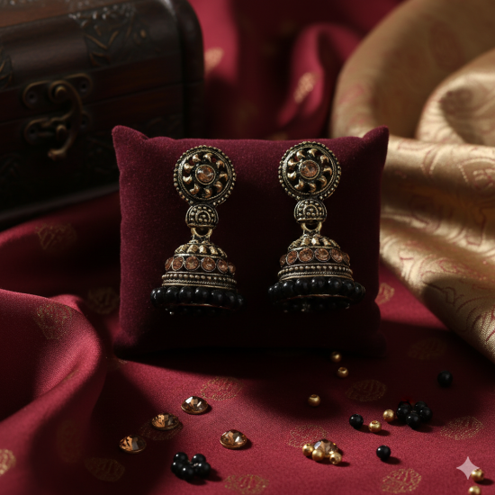 Novelika Latest Stylish Traditional Jhumka Earring set for Women Girls - ER1205