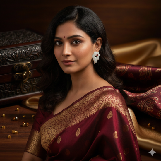 Novelika Latest Stylish Traditional Stud Earring set for Women Girls - SER16020