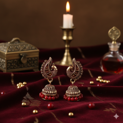 Novelika Latest Stylish Traditional Earring Chandelier Earring set for Women Girls - ER11003