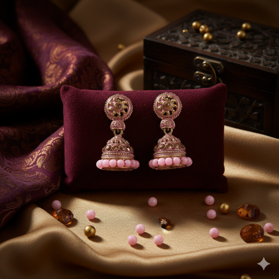 Novelika Latest Stylish Traditional Jhumka Earring set for Women Girls - ER1203