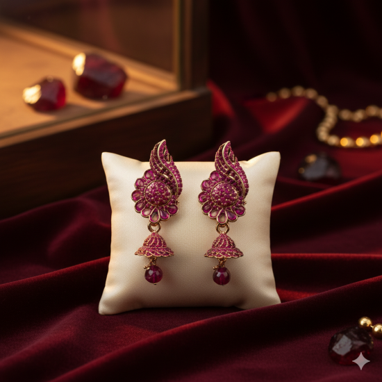 Novelika Latest Stylish Traditional Jhumka Earring set for Women Girls - ER11031