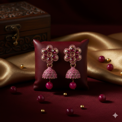 Novelika Latest Stylish Traditional Jhumka Earring set for Women Girls - ER12013