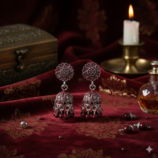 Novelika Latest Stylish Traditional Earring Jhumka Earring set for Women Girls - ER11018