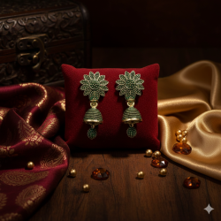 Novelika Latest Stylish Traditional Jhumka Earring set for Women Girls - ER9007