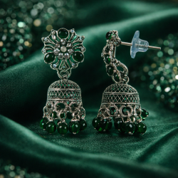 Novelika Latest Stylish Traditional Earring Jhumka Earring set for Women Girls - ER11017