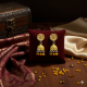 Novelika Latest Stylish Yellow Traditional Jhumka Earring set for Women Girls - ER11011