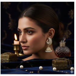 Novelika Latest Stylish Traditional Earring Chandelier Earring set for Women Girls - ER11001