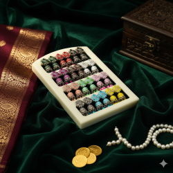 Latest Stylish Traditional Trendy Small Jhumki Pack of 12 Colors Pairs Alloy Jhumka for Women Girls Earring set.