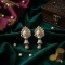 Novelika Latest Stylish Golden Tone Traditional Chandelier Earring set for Women Girls - ER11026